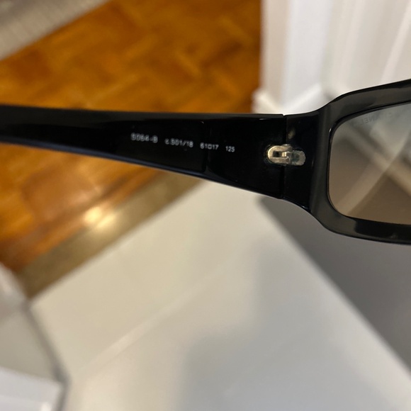 CHANEL Vintage Sunglasses 5064-B Black c 501/13 size 61-17 125 made in Italy - Picture 6 of 8